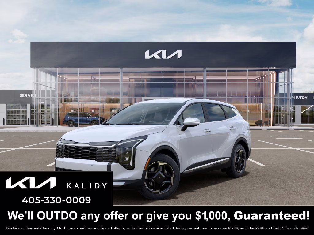 2026 Glacial White Pearl Kia Sportage EX FWD SUV