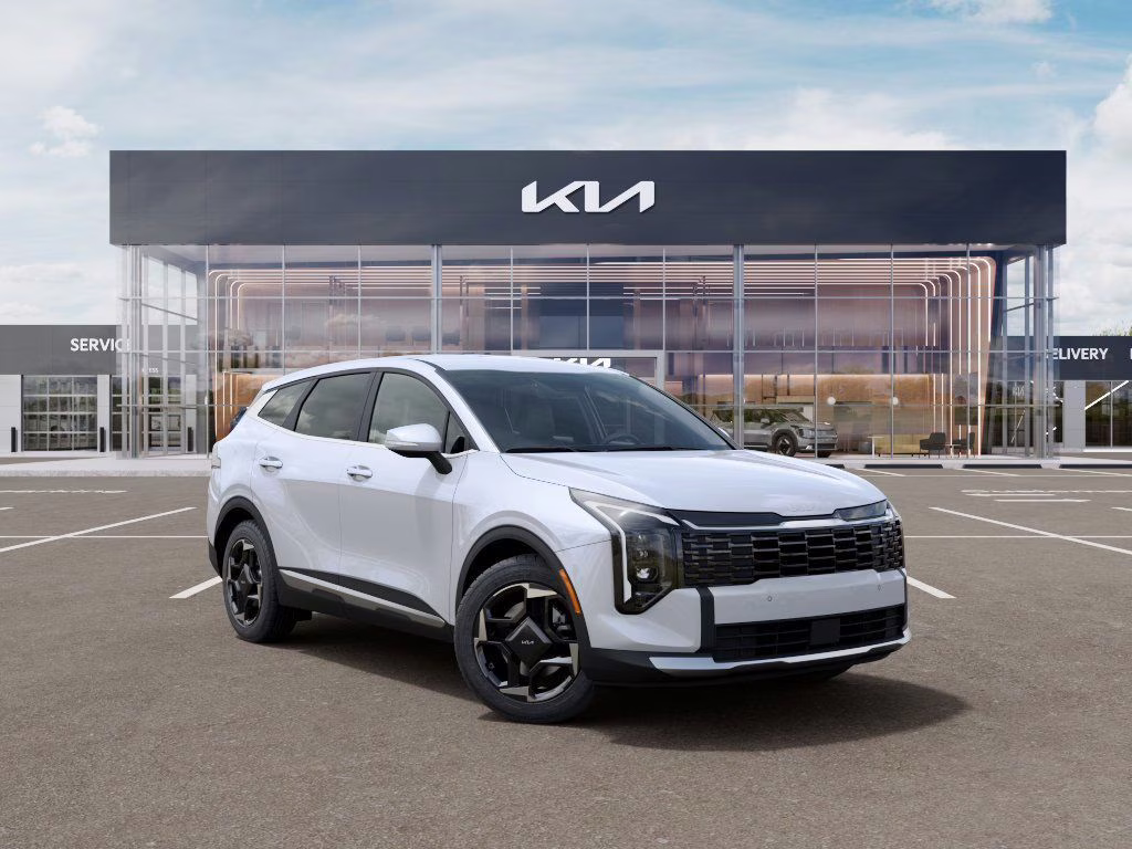 2026 Glacial White Pearl Kia Sportage EX FWD SUV