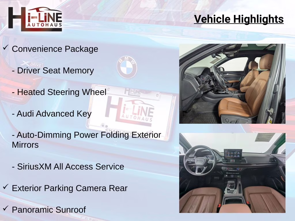 2022 Daytona Gray Pearl Effect Audi Q5 45 S line Premium AWD SUV