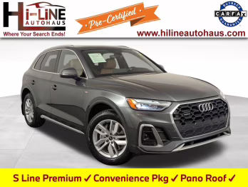 2022 Daytona Gray Pearl Effect Audi Q5 45 S line Premium AWD SUV