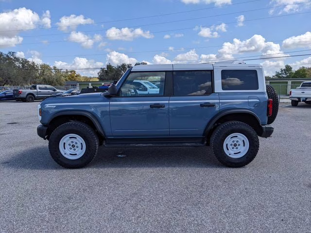 2025 Azure Gray Metallic Ford Bronco Heritage Edition 4X4 SUV