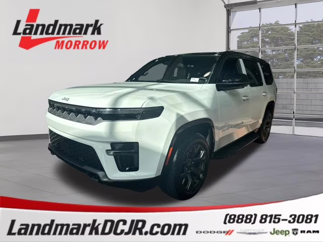 2026 Bright White Clearcoat Jeep Grand Wagoneer Upland 4X4 SUV