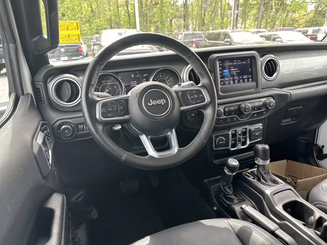 2021 Bright White Clearcoat Jeep Wrangler Unlimited Sahara 4X4 Convertible