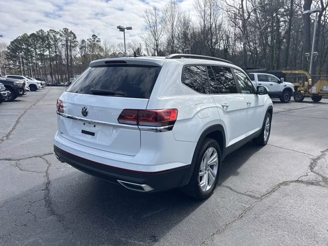 2023 White Volkswagen Atlas 2.0T SE w/Technology FWD SUV