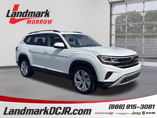 2023 White Volkswagen Atlas 2.0T SE w/Technology FWD SUV