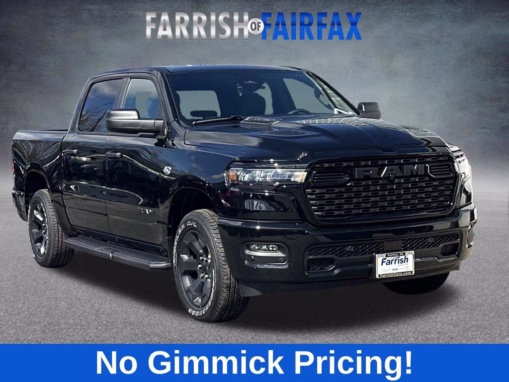 2026 Diamond Black Crystal Pearlcoat Ram 1500 Express 4X4 Truck