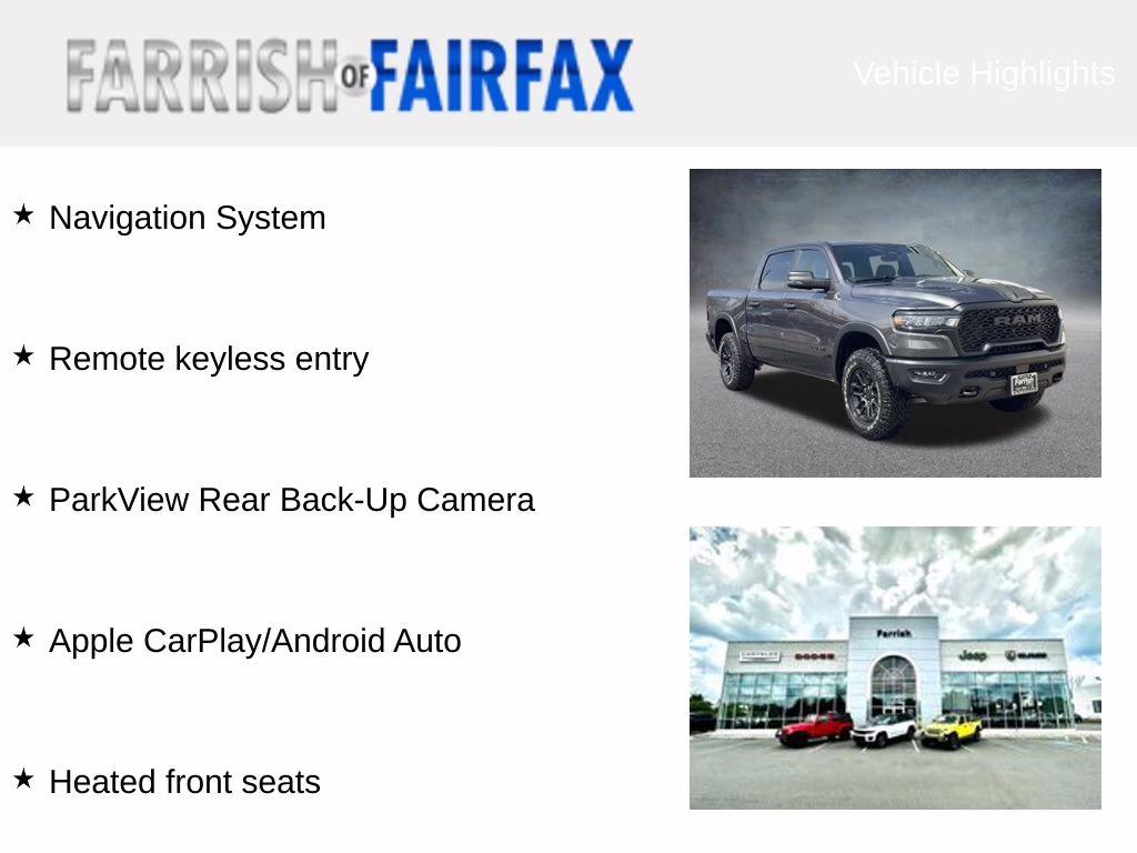 2026 Granite Crystal Metallic Clearcoat Ram 1500 Rebel 4X4 Truck