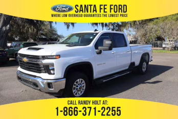 2025 Summit White Chevrolet Silverado 2500HD LT 4X4 Truck