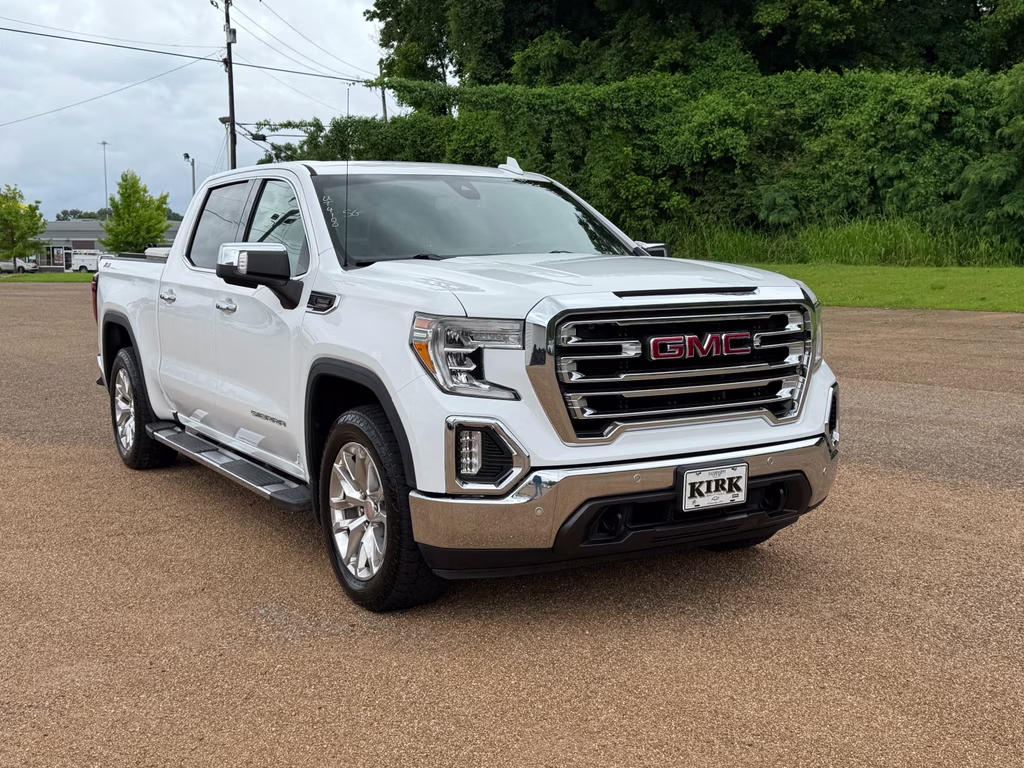 2020 Summit White GMC Sierra SLT 4X4 Truck