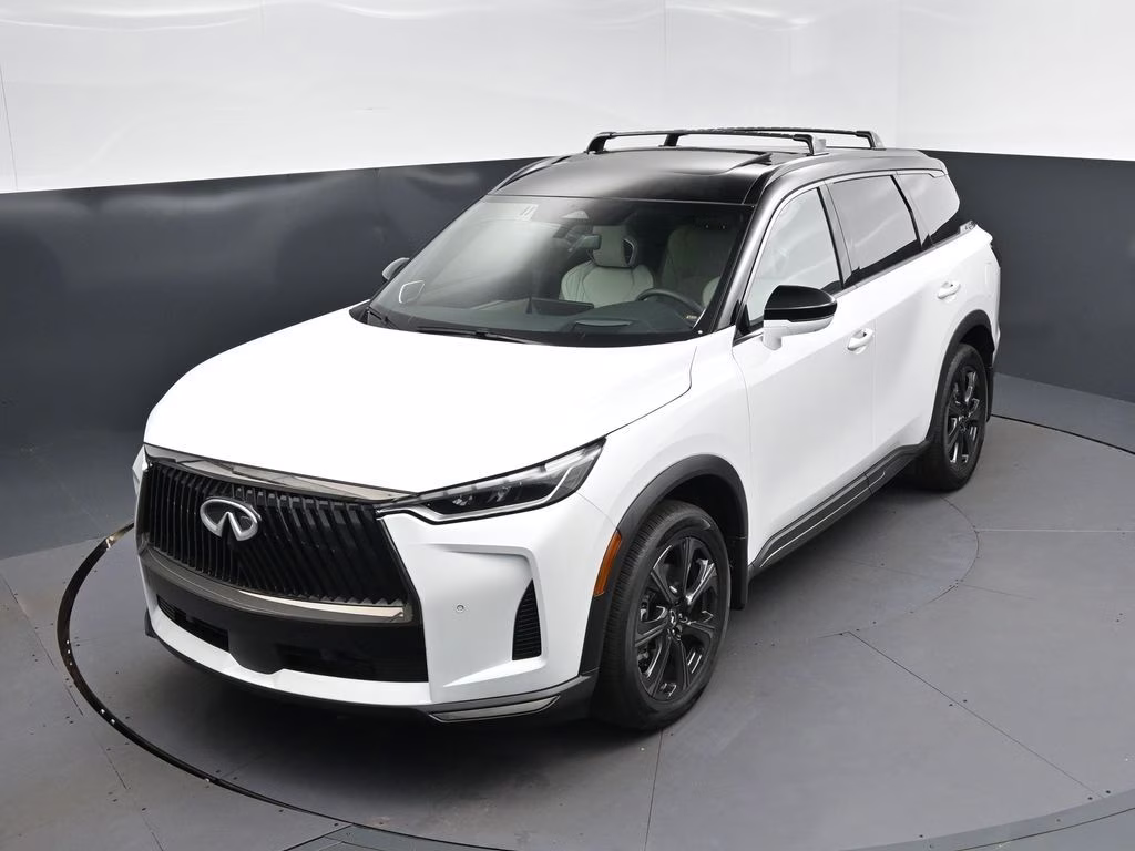 2026 Radiant White/Black Obsidian INFINITI QX60 Autograph AWD SUV