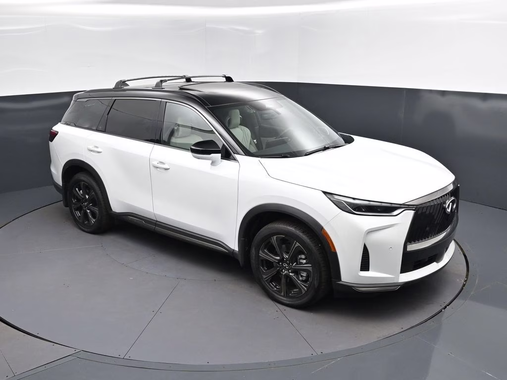 2026 Radiant White/Black Obsidian INFINITI QX60 Autograph AWD SUV