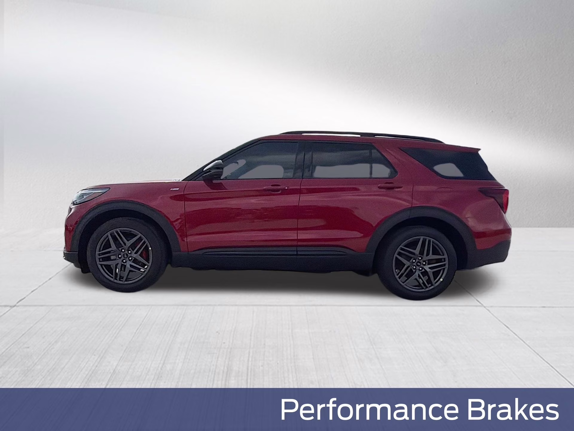 2026 Rapid Red Metallic Tinted Clearcoat Ford Explorer ST-Line RWD SUV