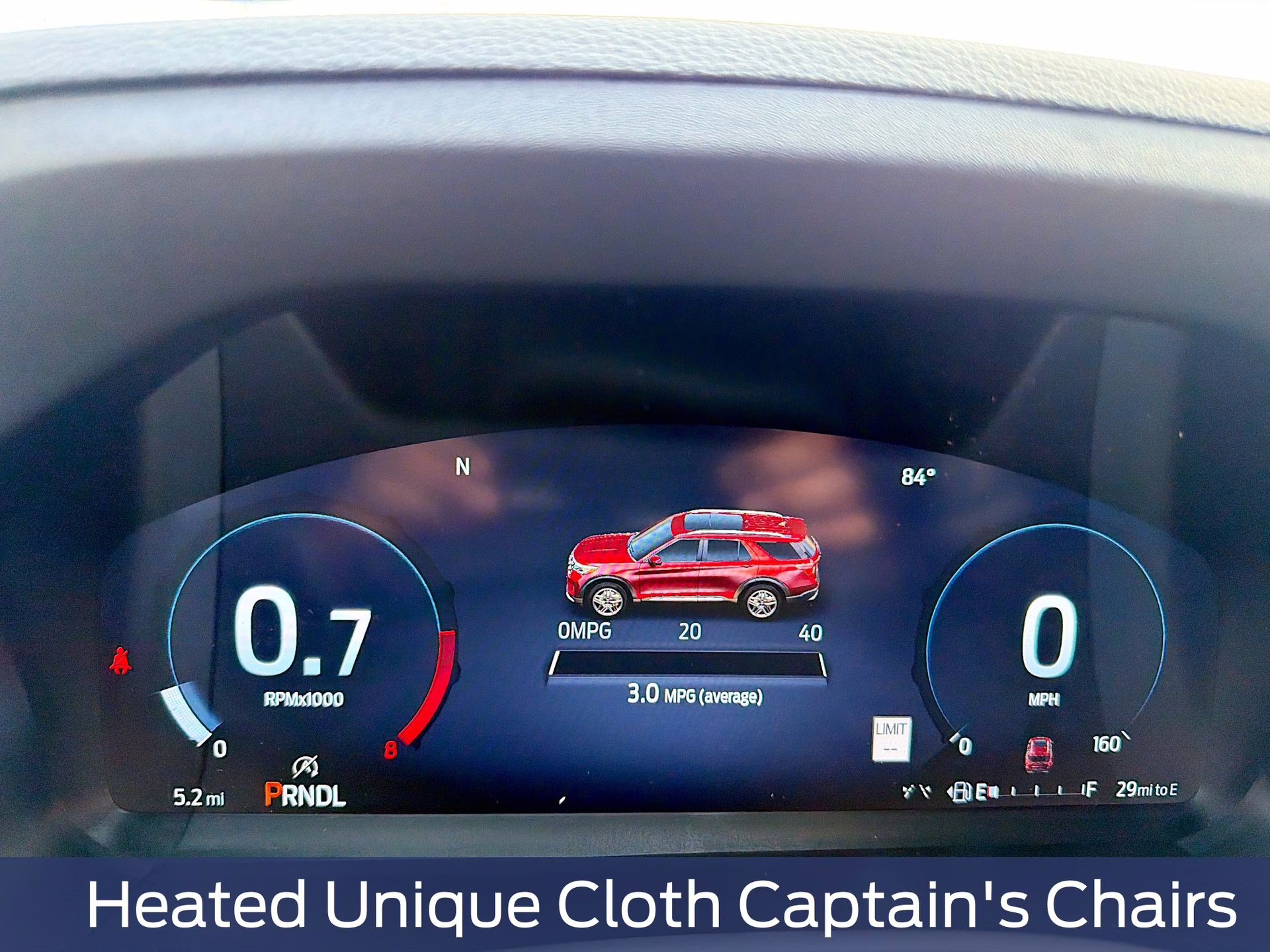 2026 Rapid Red Metallic Tinted Clearcoat Ford Explorer ST-Line RWD SUV