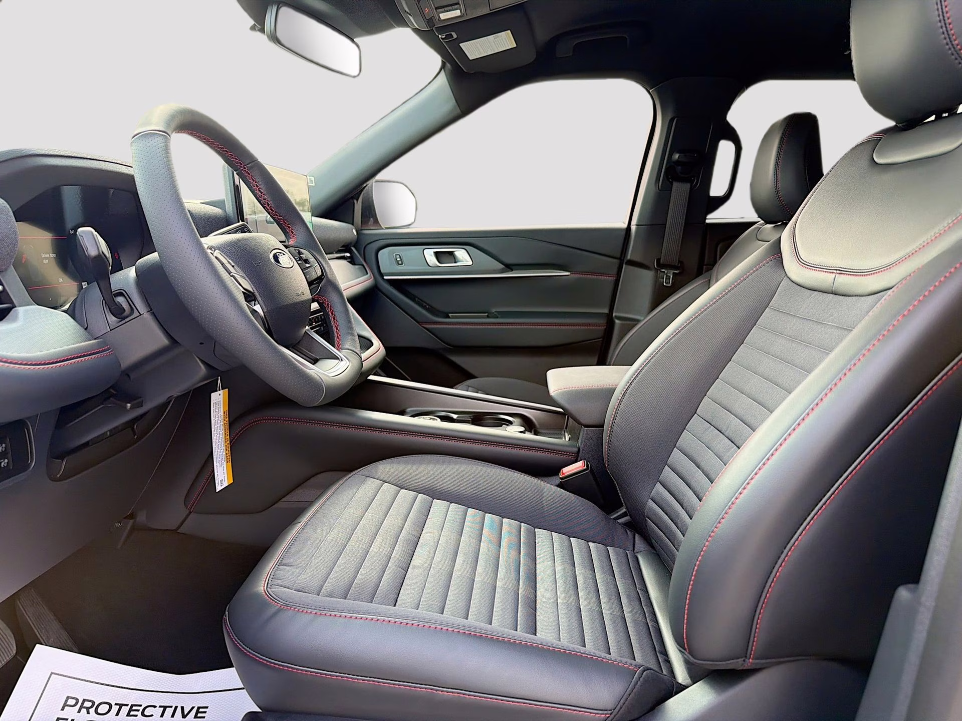 2026 Rapid Red Metallic Tinted Clearcoat Ford Explorer ST-Line RWD SUV