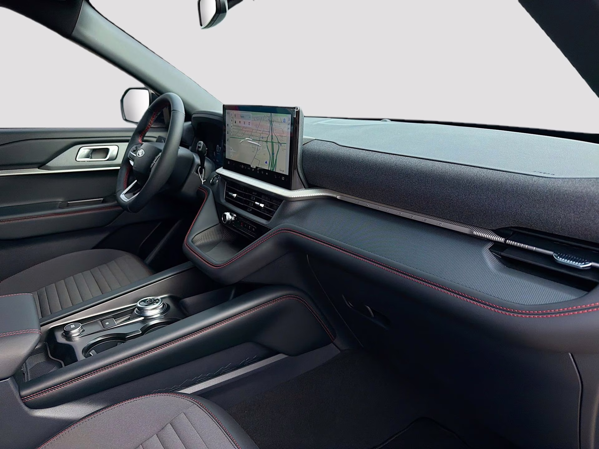 2026 Rapid Red Metallic Tinted Clearcoat Ford Explorer ST-Line RWD SUV