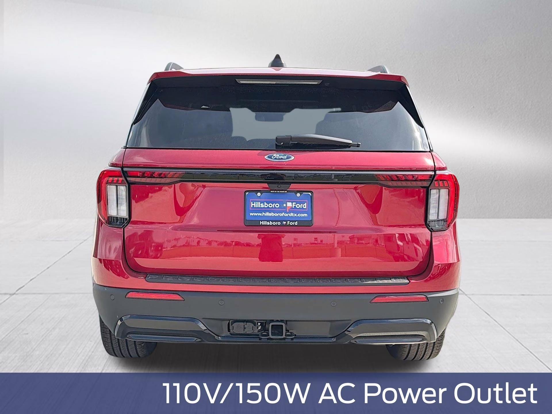 2026 Rapid Red Metallic Tinted Clearcoat Ford Explorer ST-Line RWD SUV