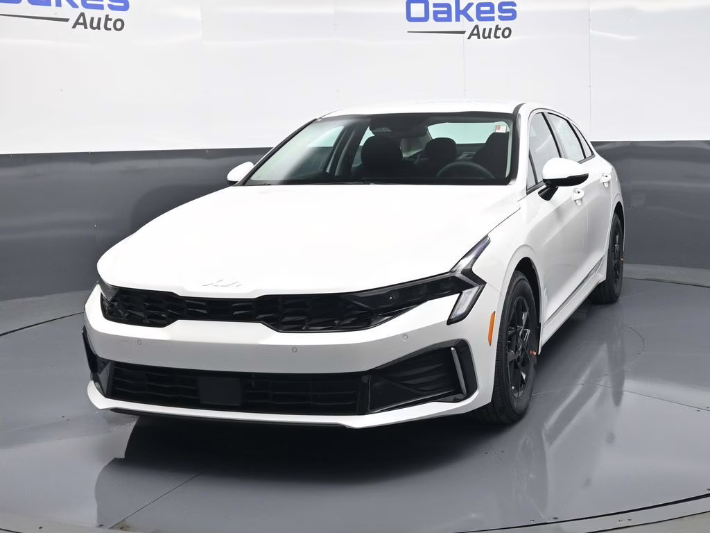 2026 Snow White Pearl Kia K5 LXS FWD Sedan