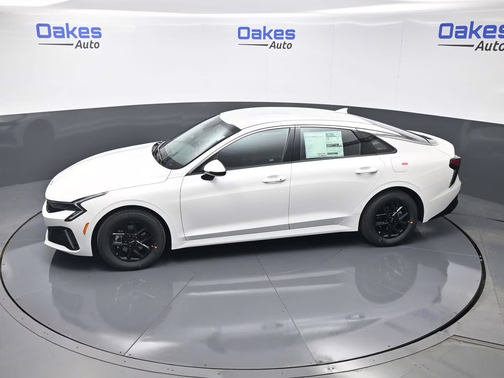 2026 Snow White Pearl Kia K5 LXS FWD Sedan