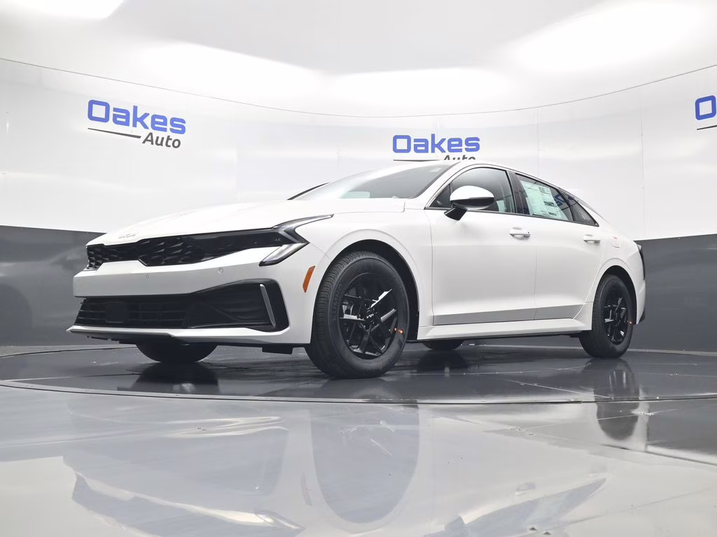 2026 Snow White Pearl Kia K5 LXS FWD Sedan