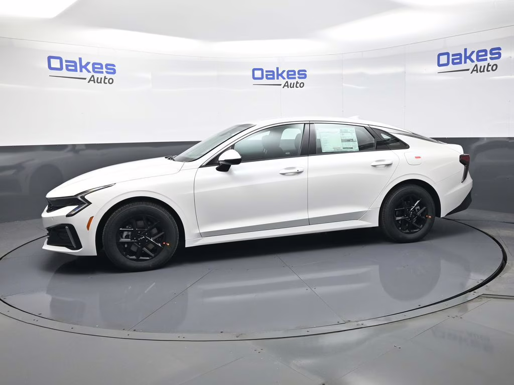 2026 Snow White Pearl Kia K5 LXS FWD Sedan