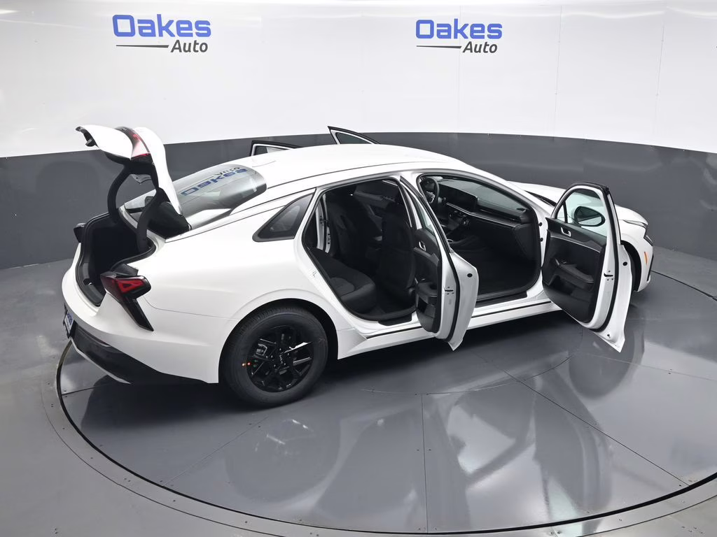 2026 Snow White Pearl Kia K5 LXS FWD Sedan