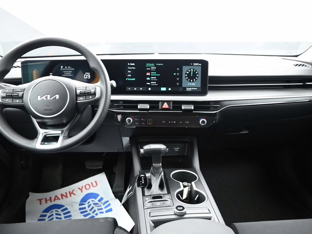 2026 Snow White Pearl Kia K5 LXS FWD Sedan
