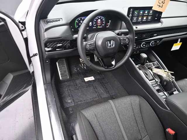 2026 Platinum White Pearl Honda Accord Hybrid Sport FWD Sedan