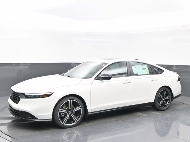 2026 Platinum White Pearl Honda Accord Hybrid Sport FWD Sedan