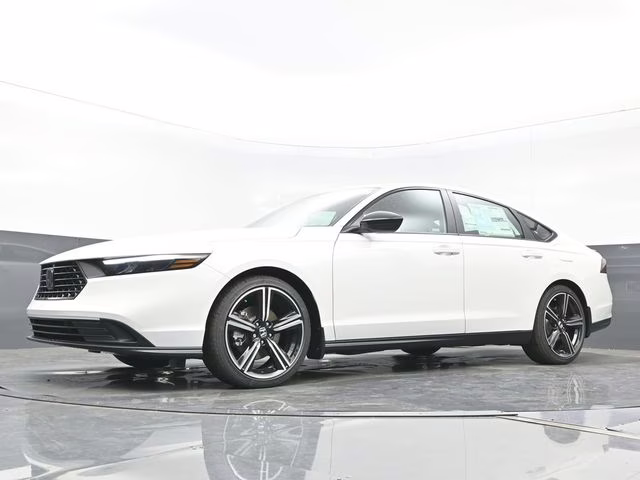 2026 Platinum White Pearl Honda Accord Hybrid Sport FWD Sedan