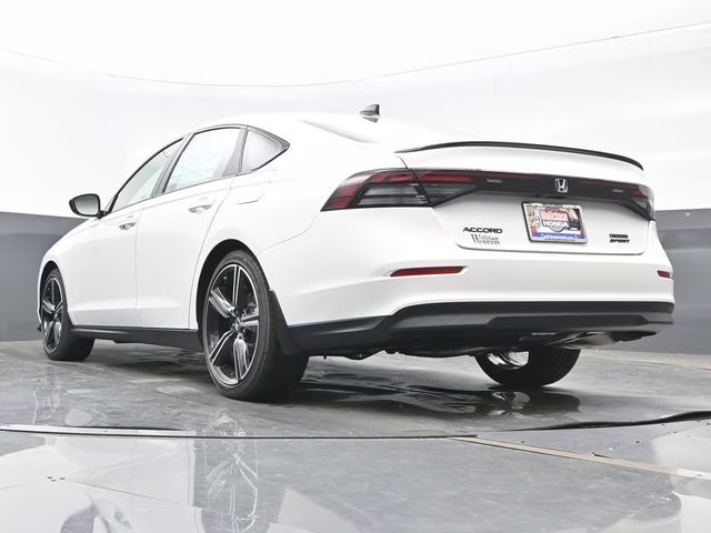 2026 Platinum White Pearl Honda Accord Hybrid Sport FWD Sedan