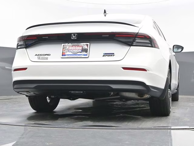 2026 Platinum White Pearl Honda Accord Hybrid Sport FWD Sedan
