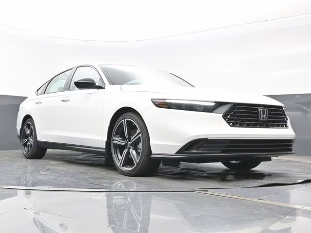 2026 Platinum White Pearl Honda Accord Hybrid Sport FWD Sedan