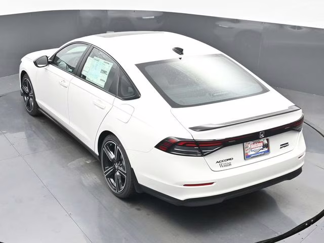 2026 Platinum White Pearl Honda Accord Hybrid Sport FWD Sedan