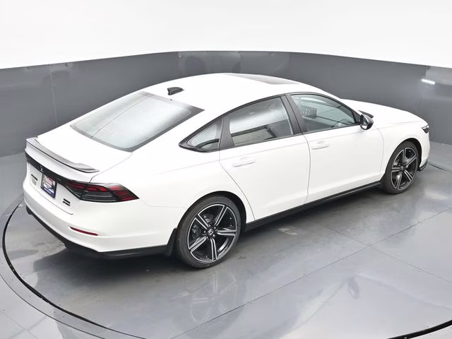2026 Platinum White Pearl Honda Accord Hybrid Sport FWD Sedan