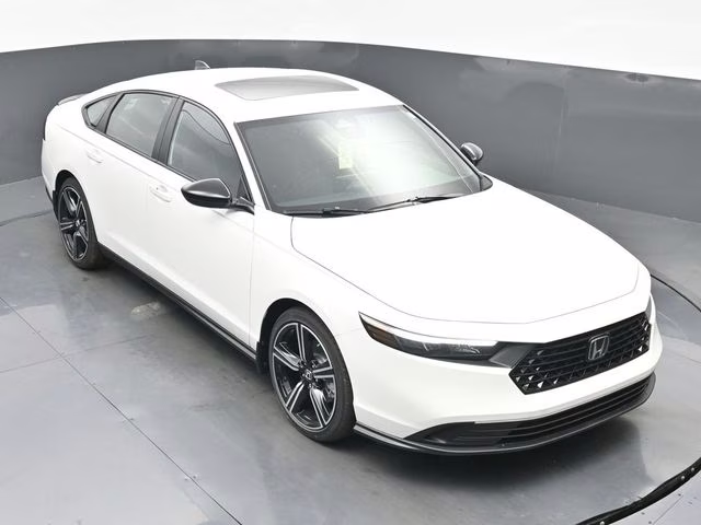 2026 Platinum White Pearl Honda Accord Hybrid Sport FWD Sedan