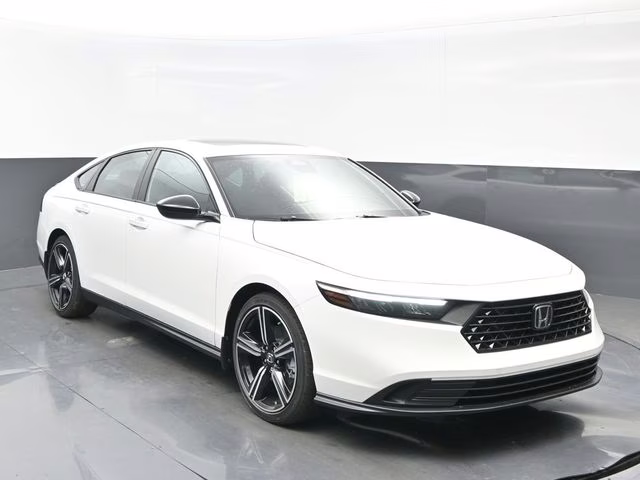 2026 Platinum White Pearl Honda Accord Hybrid Sport FWD Sedan