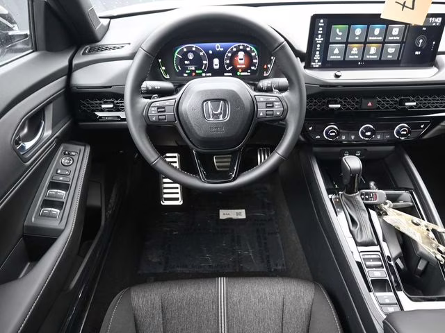 2026 Platinum White Pearl Honda Accord Hybrid Sport FWD Sedan