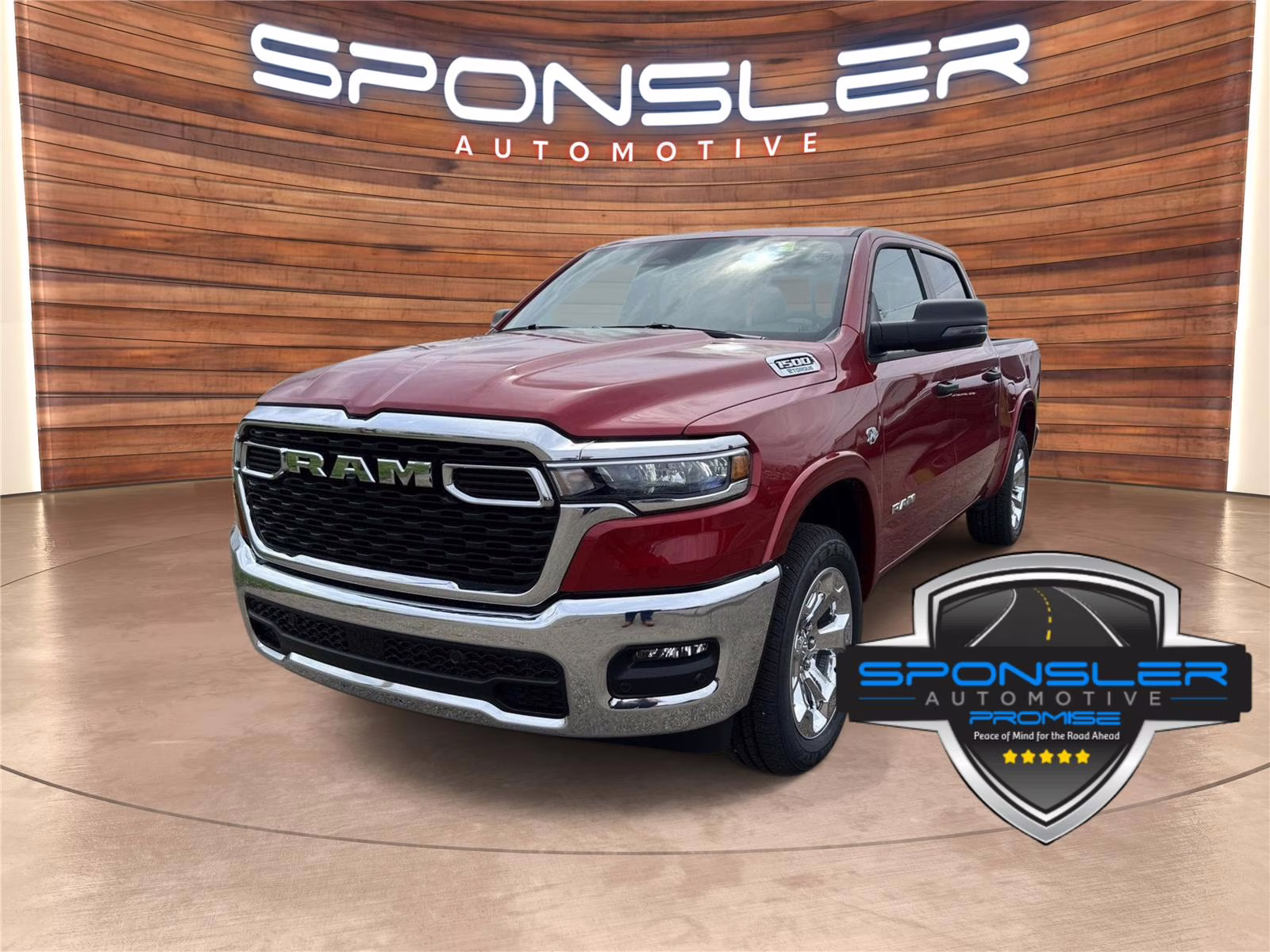 2026 Molten Red Pearlcoat Ram 1500 Big Horn 4X4 Truck