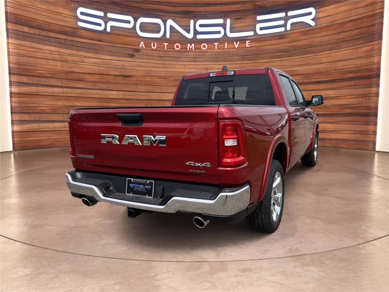 2026 Molten Red Pearlcoat Ram 1500 Big Horn 4X4 Truck