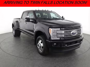 2018 Shadow Black Ford Super Duty F-350 DRW Platinum 4X4 Truck