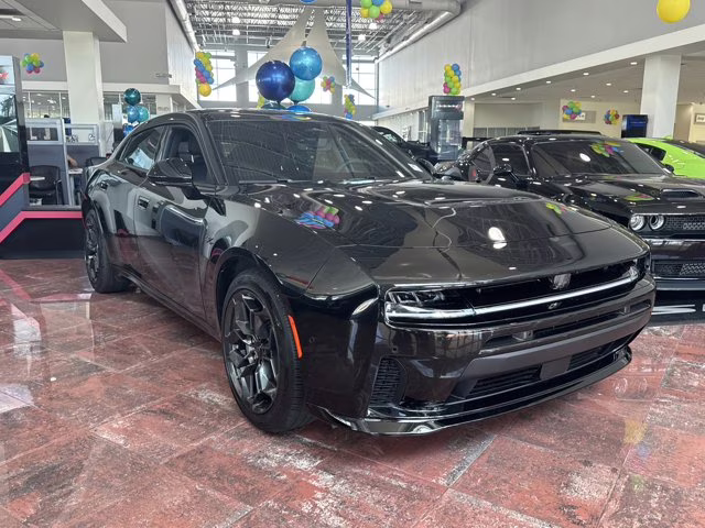 2026 Diamond Black Crystal Pearlcoat Dodge Charger R/T Plus AWD Sedan