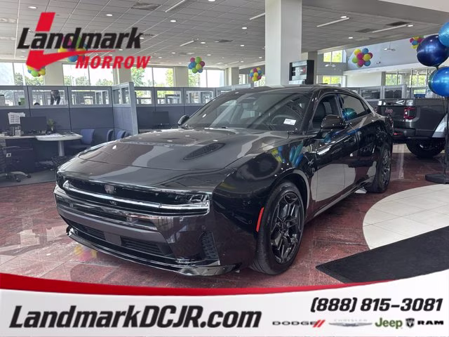 2026 Diamond Black Crystal Pearlcoat Dodge Charger R/T Plus AWD Sedan