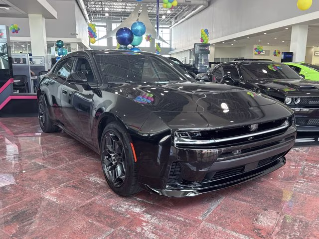 2026 Diamond Black Crystal Pearlcoat Dodge Charger R/T Plus AWD Sedan