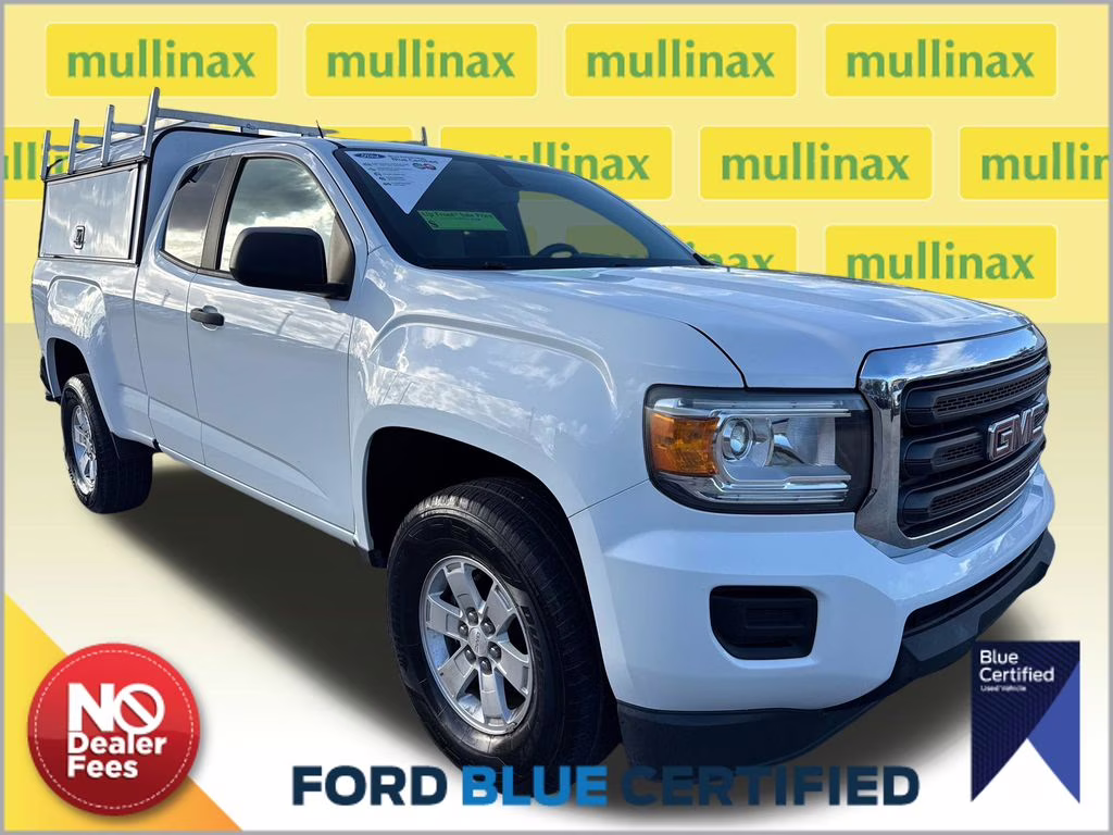 2018 Summit White GMC Canyon Base RWD Truck