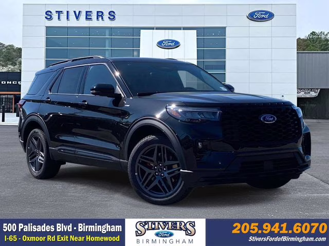 2026 Agate Black Metallic Ford Explorer ST-Line 4X4 SUV