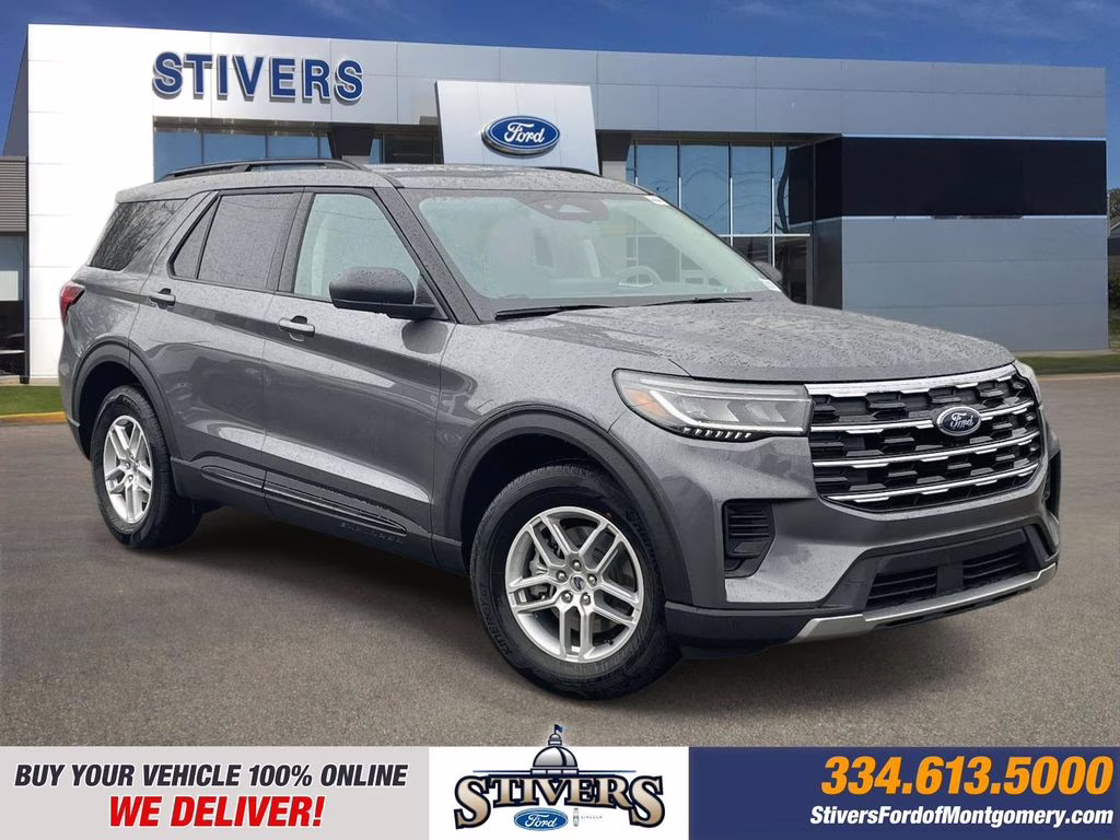 2026 Carbonized Gray Metallic Ford Explorer Active RWD SUV