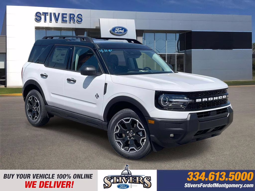 2026 Oxford White Ford Bronco Sport Outer Banks 4X4 SUV