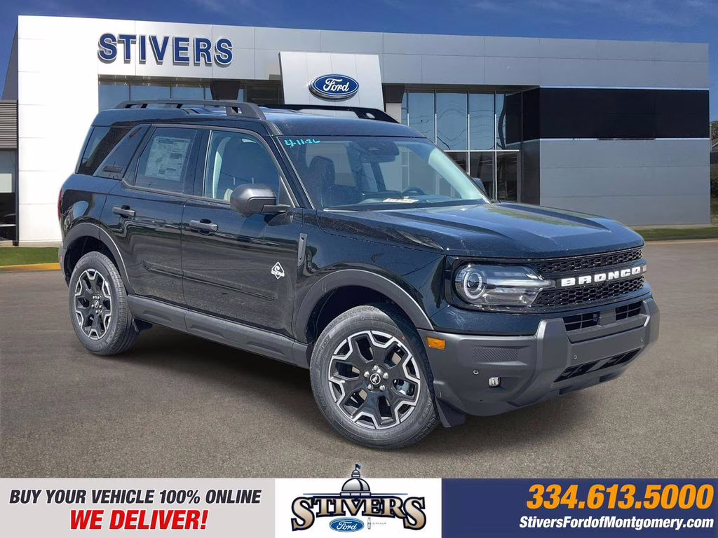 2026 Shadow Black Ford Bronco Sport Outer Banks 4X4 SUV