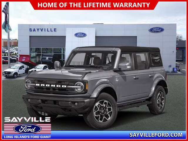 2026 Marsh Gray Ford Bronco Outer Banks 4 Door 4x4 4X4 SUV