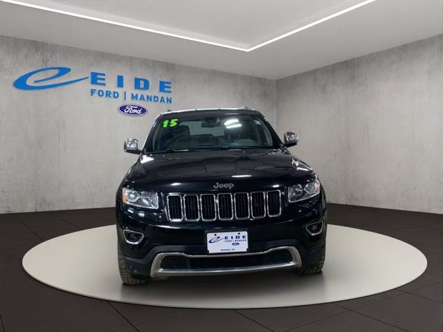 2015 Brilliant Black Crystal Pearlcoat Jeep Grand Cherokee Limited 4X4 SUV